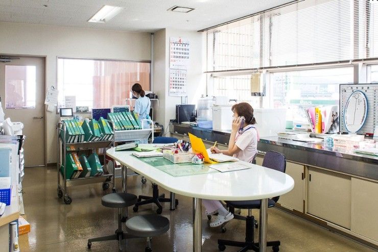 安川病院　ナースステーション