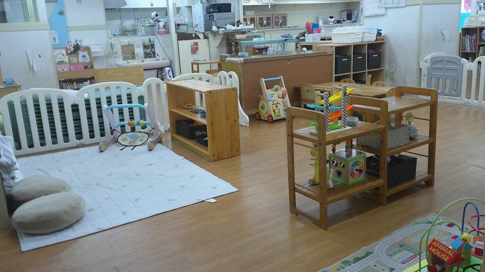 ワンフロアで他のクラスの子どもたちの様子も分かります