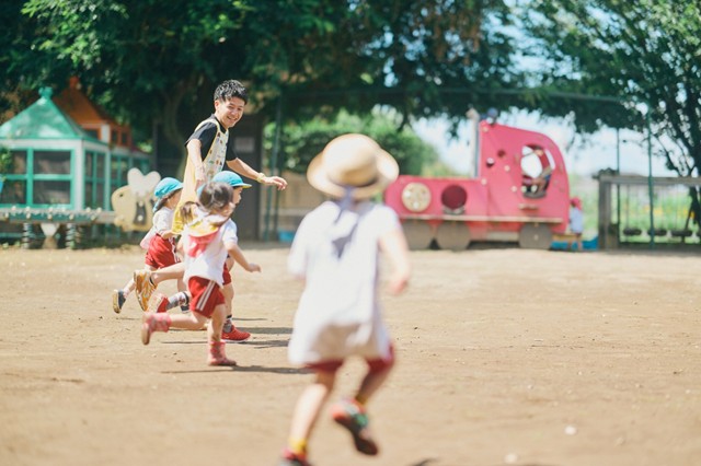 社会福祉法人彩明会 幼保連携型認定こども園うさぎこども園_外遊び