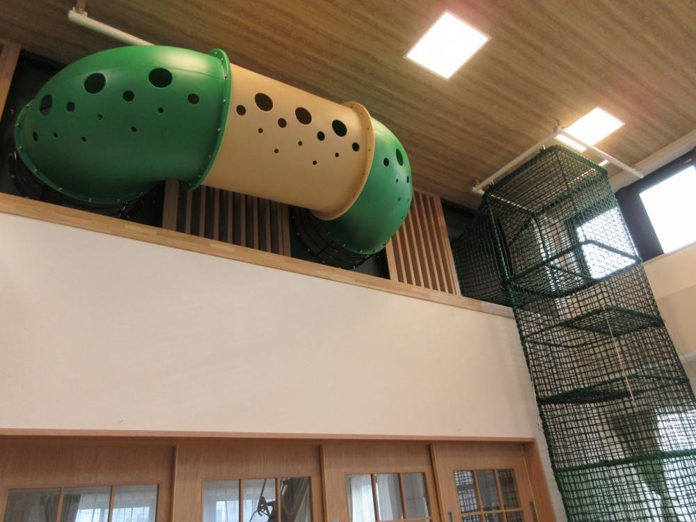 室内遊具が充実しています