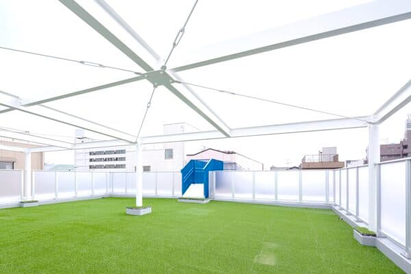 鶴舞ちとせ保育園 園庭