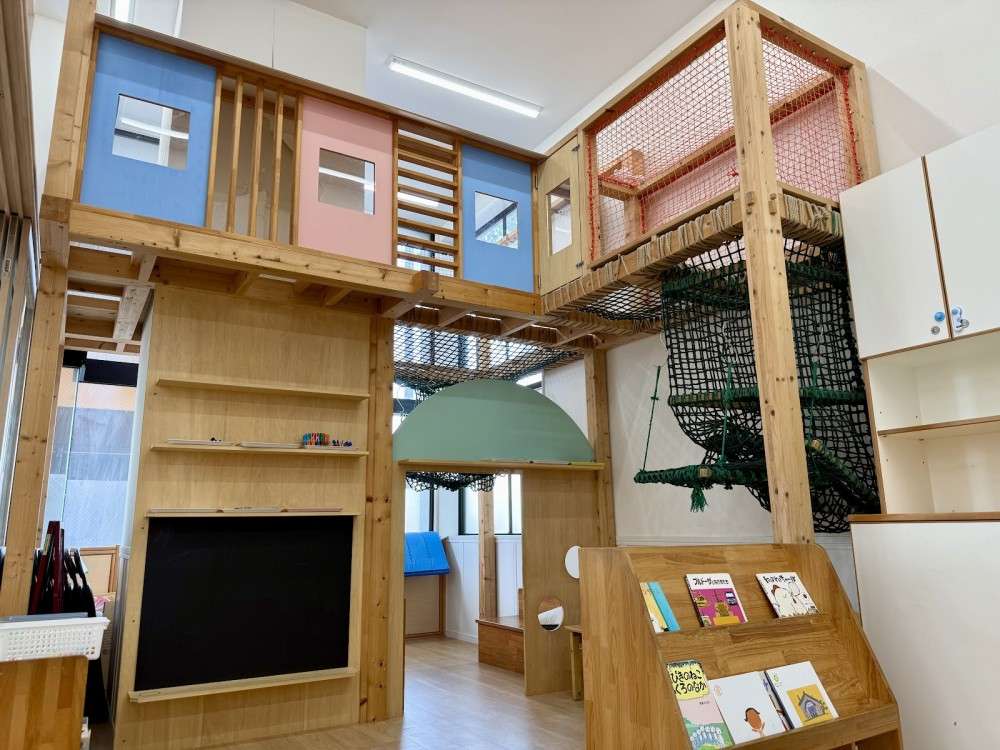 子どもたちから大人気の室内遊具